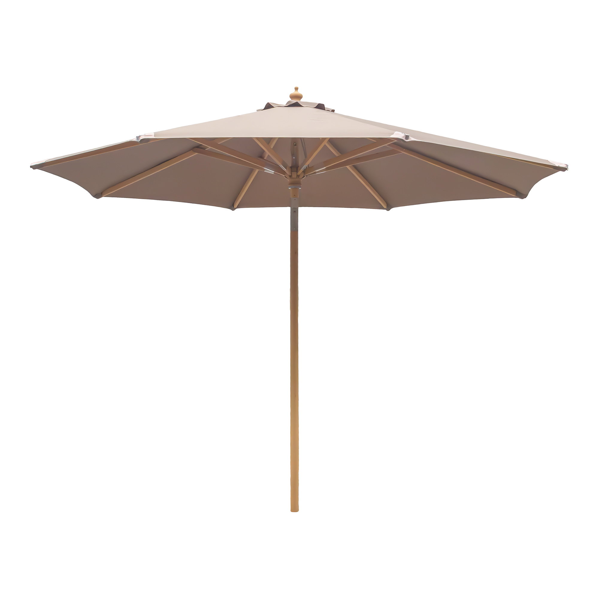 Austin Parasol med tilt, træstok, sand, ø300 cm