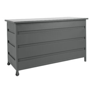 Cassis Hyndeboks, aluminium, grå, medium, 130x60x75 cm, 450 L - Billede 3