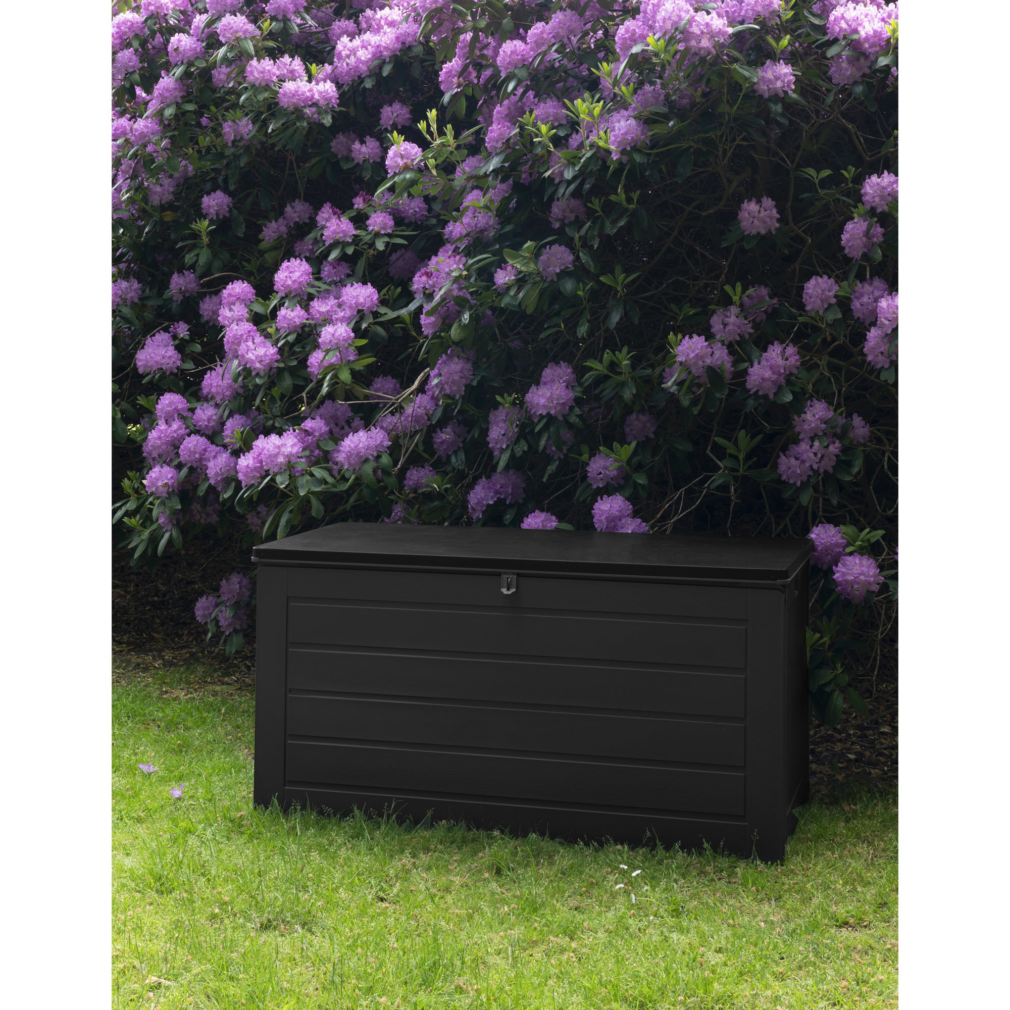 Dubrovnik Hyndeboks, plastik, sort, 146,5x71x75 cm, 680 L - Billede 4