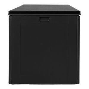 Dubrovnik Hyndeboks, plastik, sort, 146,5x71x75 cm, 680 L - Billede 3