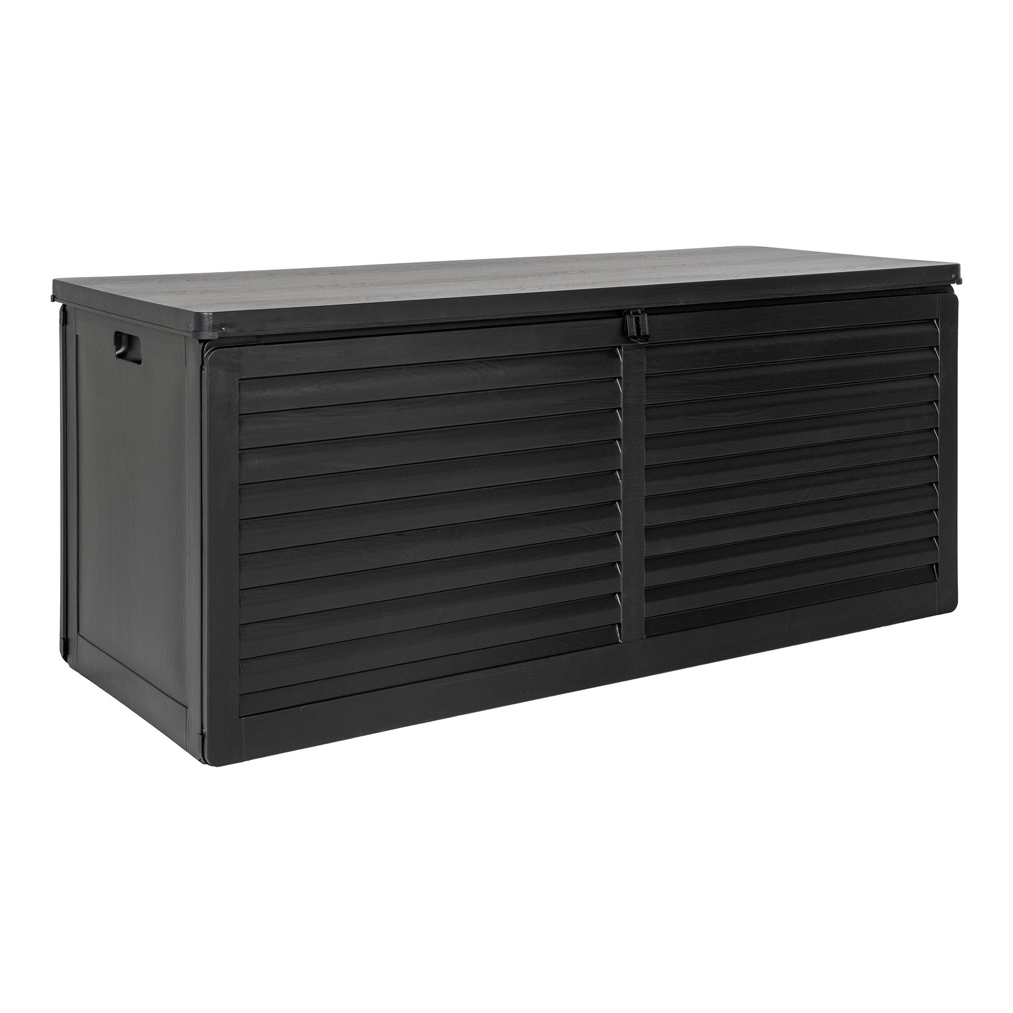 Dubrovnik Hyndeboks, plastik, sort, 146,5x61x64,5 cm, 490 L - Billede 3