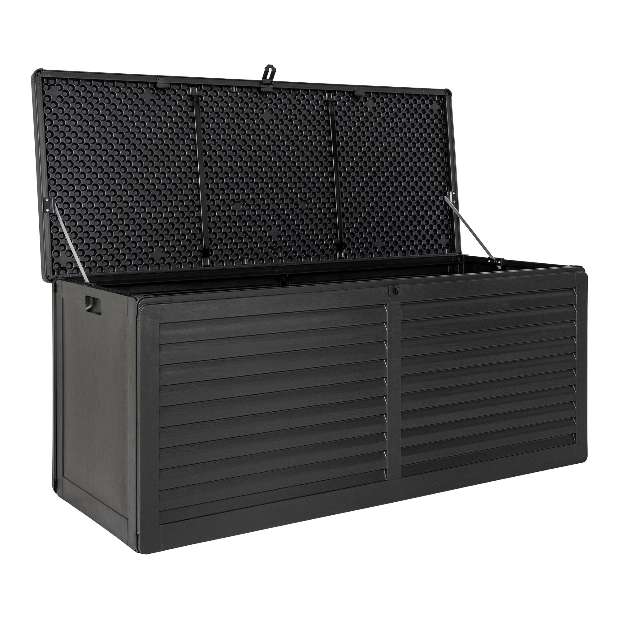Dubrovnik Hyndeboks, plastik, sort, 146,5x61x64,5 cm, 490 L - Billede 4