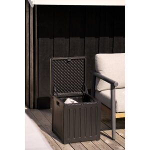 Sobra Hyndeboks, plastik, sort, 42,8x42,8x46,4 cm, 76 L - Billede 6
