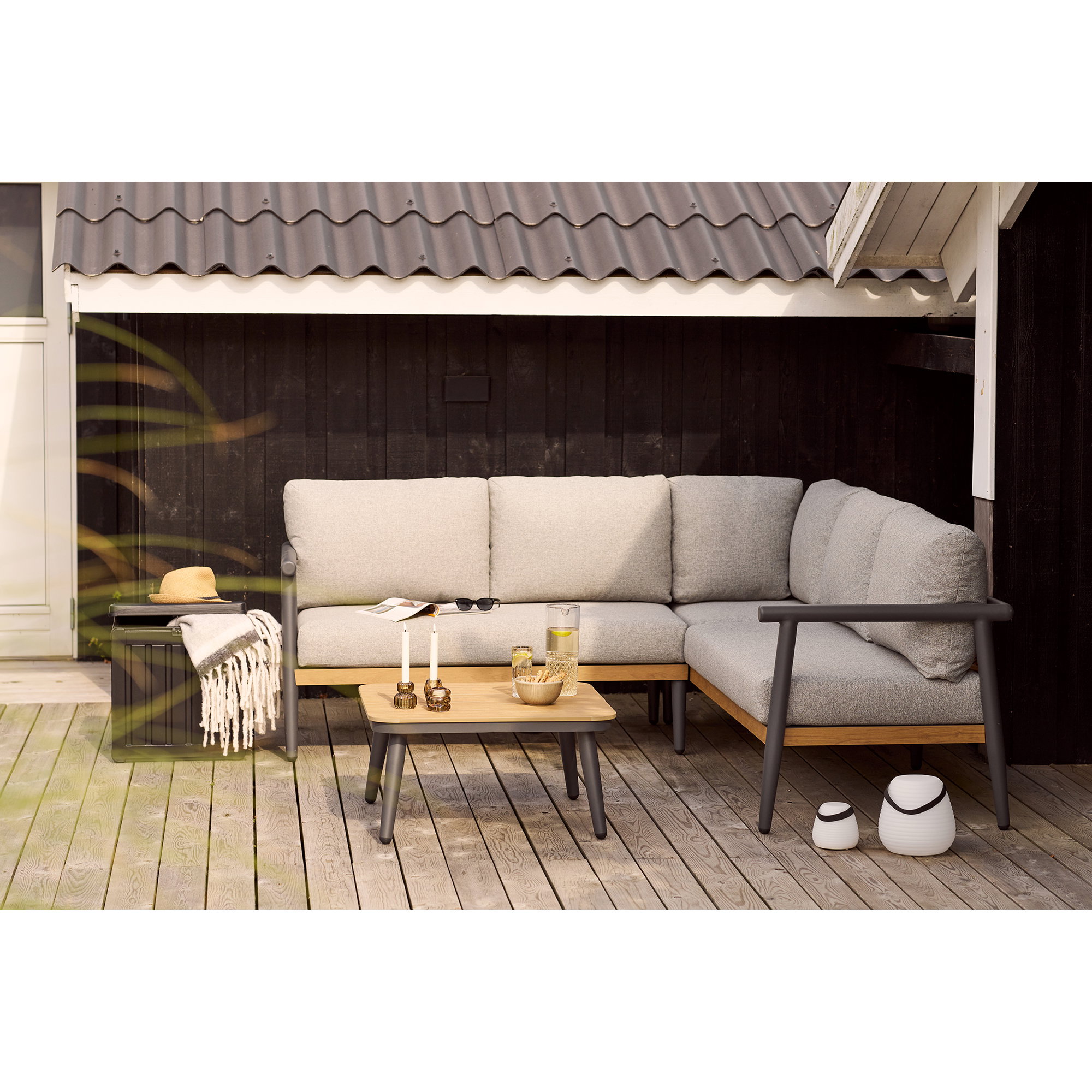Sobra Hyndeboks, plastik, sort, 42,8x42,8x46,4 cm, 76 L - Billede 7