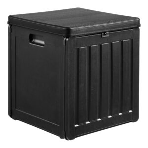Sobra Hyndeboks, plastik, sort, 42,8x42,8x46,4 cm, 76 L