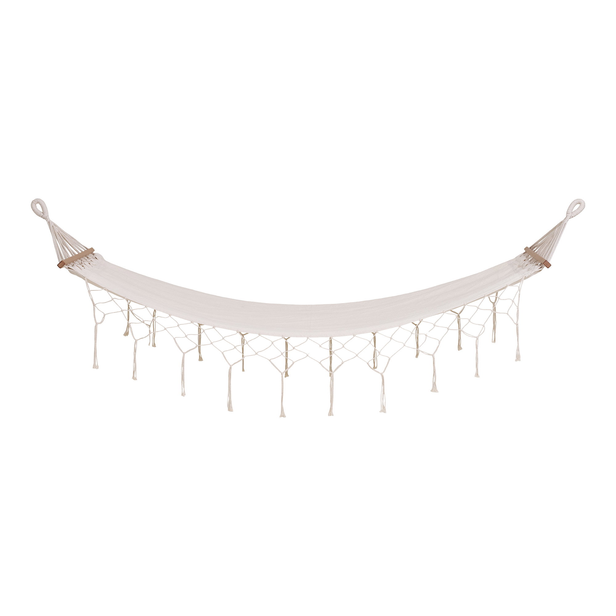 Edessa Hængekøje, polyester/bomuld, lærk, off white