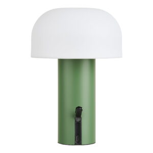 Soham LED Lampe, genopladelig, hvid/grøn - Billede 4