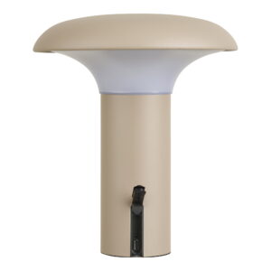 Ramsey LED Lampe, genopladelig, beige - Billede 4