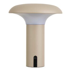 Ramsey LED Lampe, genopladelig, beige