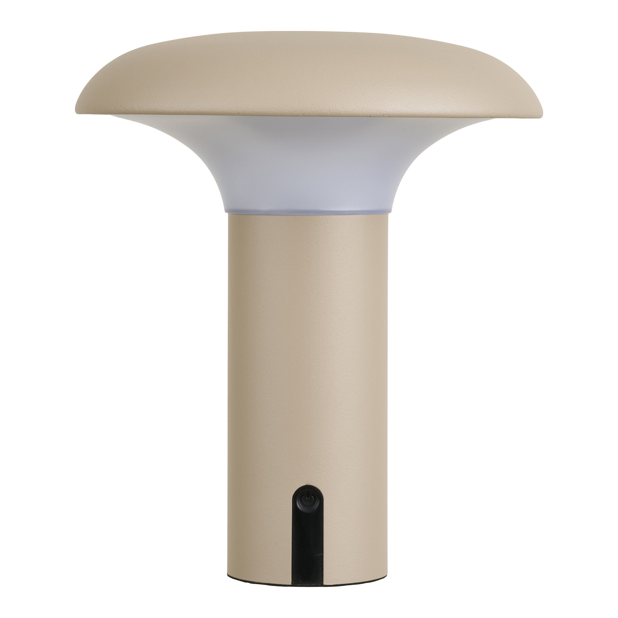 Ramsey LED Lampe, genopladelig, beige