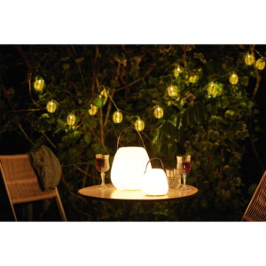Derry LED Lampe, genopladelig, hvid, ø13 cm - Billede 9