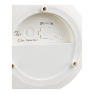 Derry LED Lampe, genopladelig, hvid, ø13 cm - Billede 4