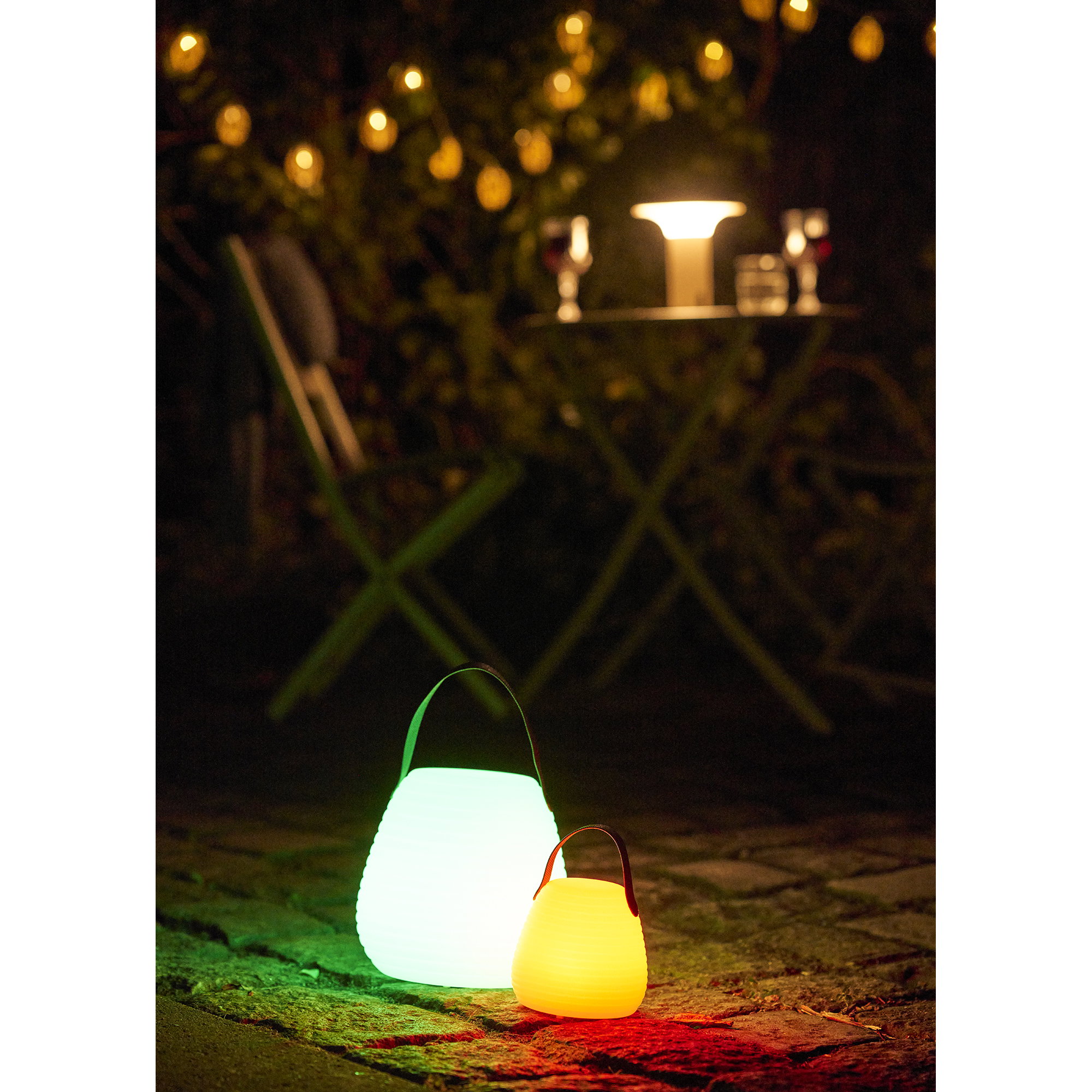 Derry LED Lampe, genopladelig, hvid, ø21 cm - Billede 7