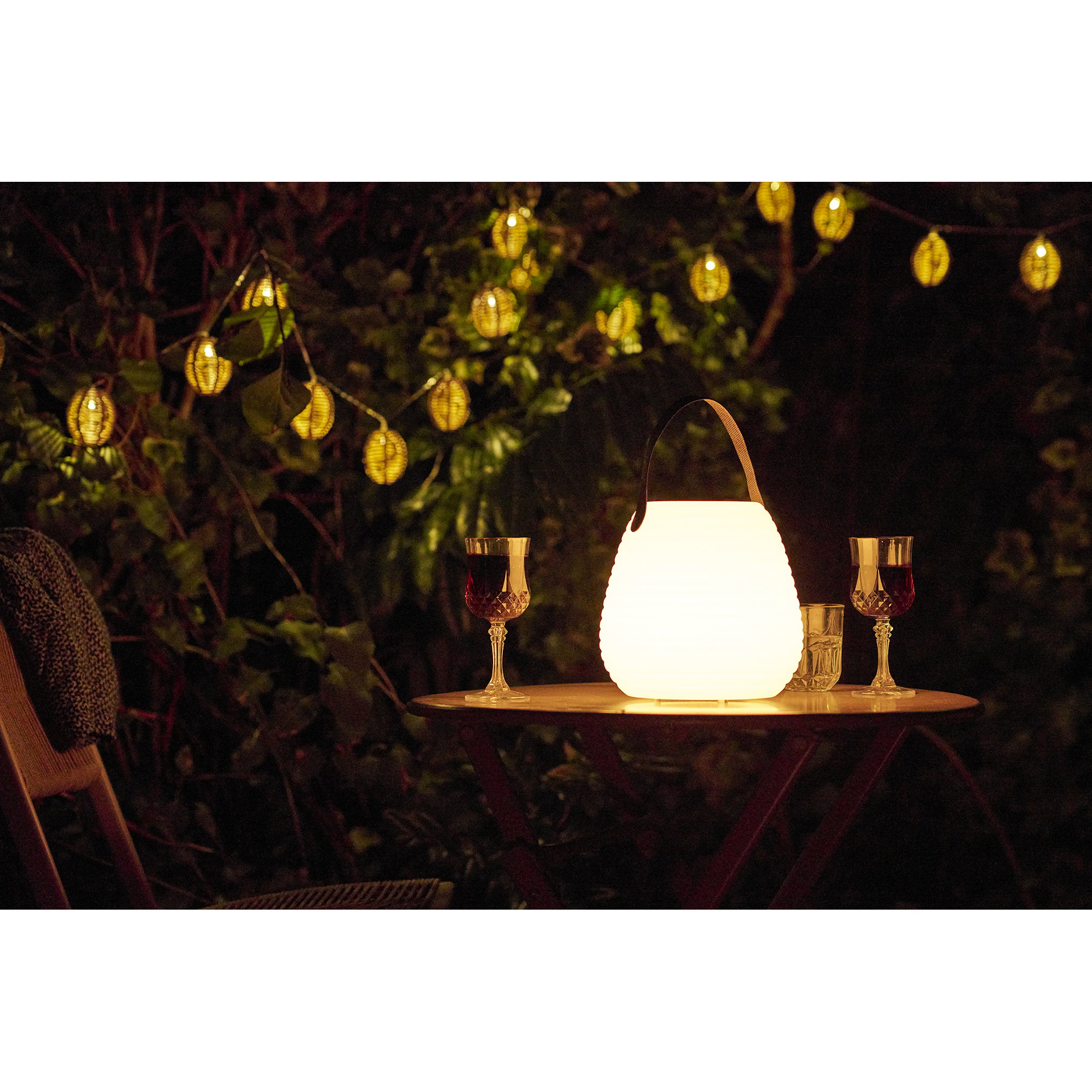 Derry LED Lampe, genopladelig, hvid, ø21 cm - Billede 10