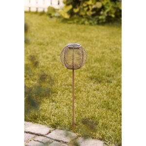 Carlisle Lampe, genopladelig med integreret solcelle, natur - Billede 9