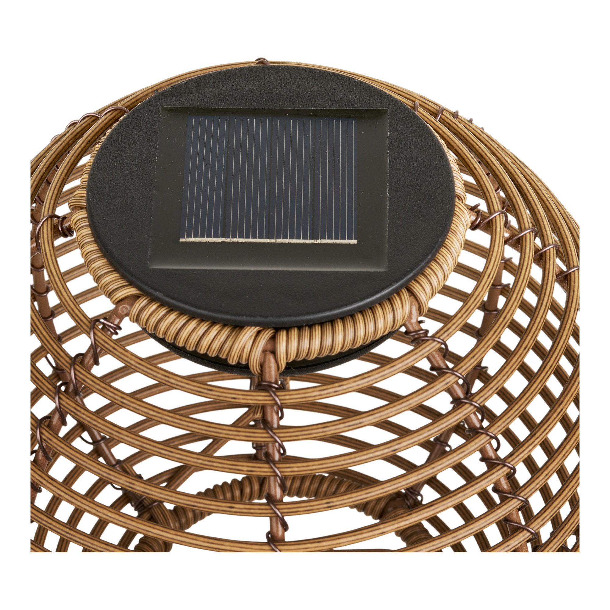 Carlisle Lampe, genopladelig med integreret solcelle, natur - Billede 3
