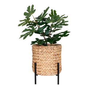 Antas Planteskjuler, vandhyacint, sort/natur, ø26,5x29 cm - Billede 3