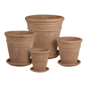 Alternative view of Stockport Krukke, terracotta, brun, sæt af 4