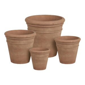 Stockport Krukke, terracotta, brun, sæt af 4