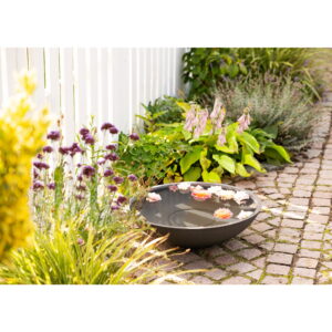 Fleuriste Vandblomst-fad, let komposit, mørkegrå, ø60x16,5 cm - Billede 6