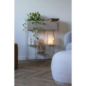 Rabo Plantekasse, stål, 3 hylder, sand, 25x60x80 cm - Billede 5
