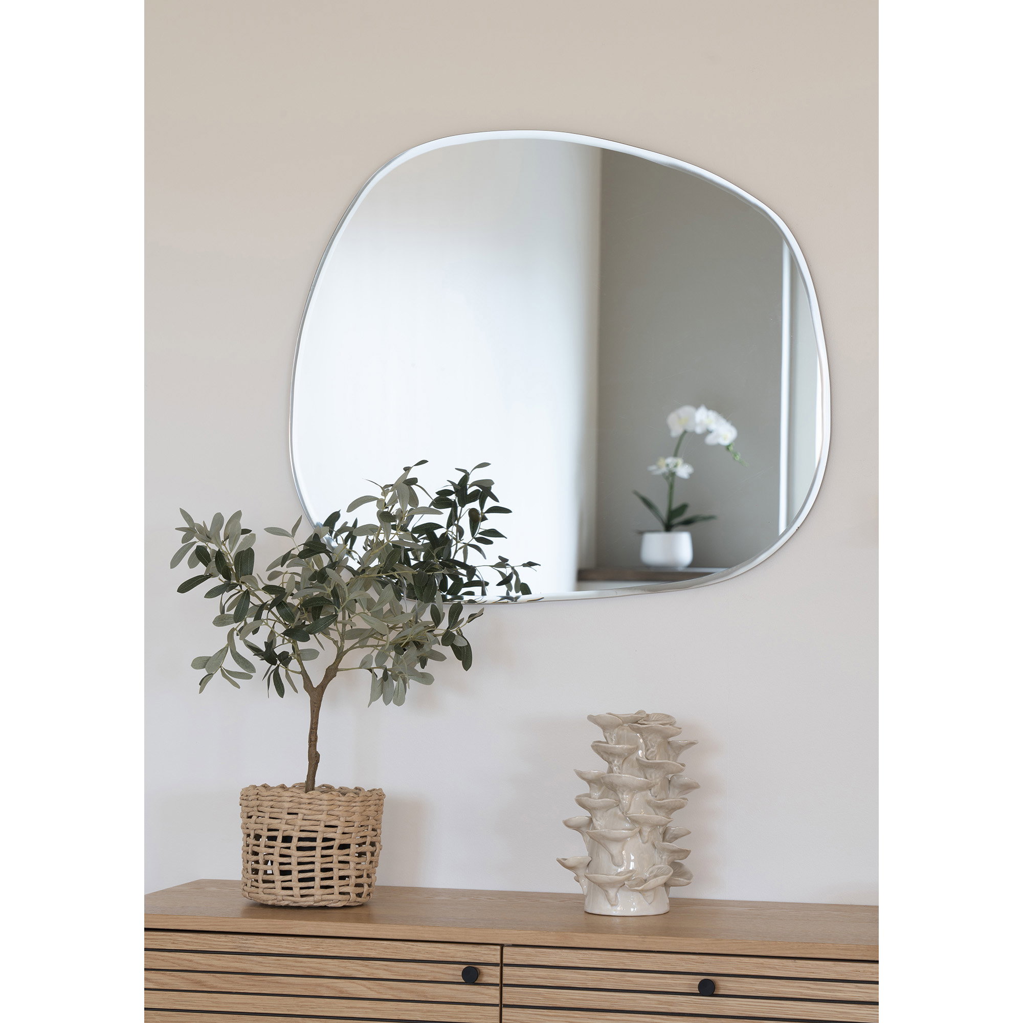 Oliventræ, kunstig plante, grøn, H:61 cm - Billede 4