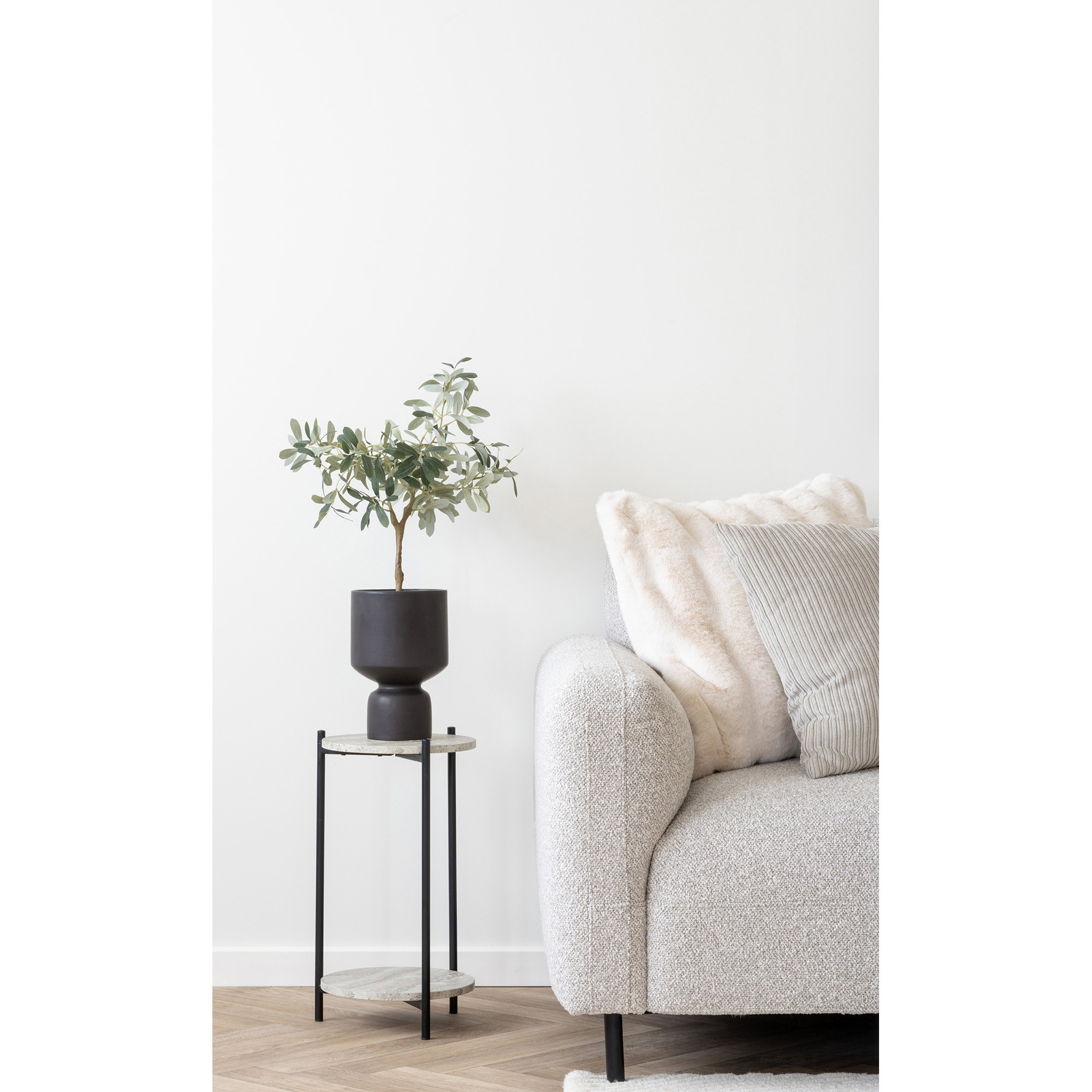 Oliventræ, kunstig plante, grøn, H:61 cm - Billede 7