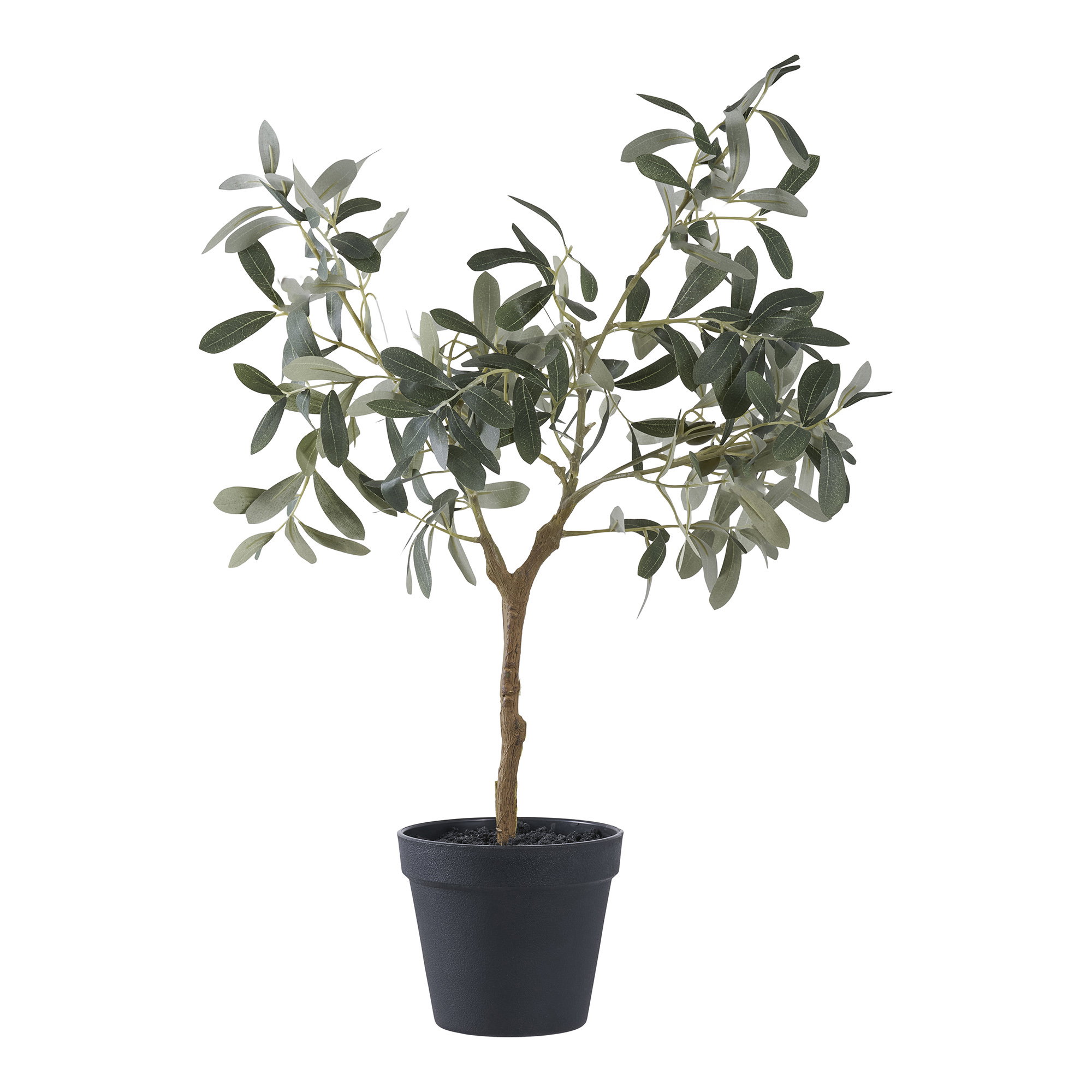 Oliventræ, kunstig plante, grøn, H:61 cm