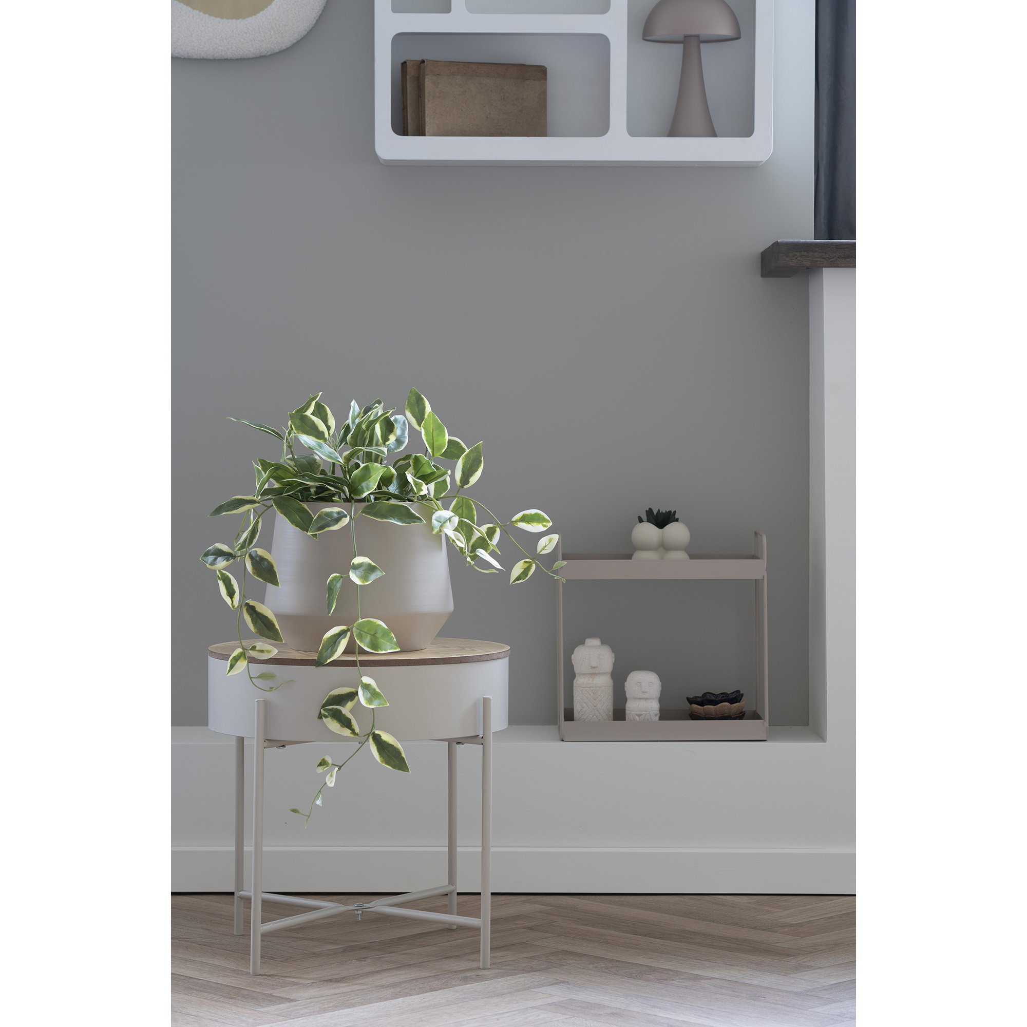 Voksblomst, kunstig plante, grøn, H:33 cm - Billede 3