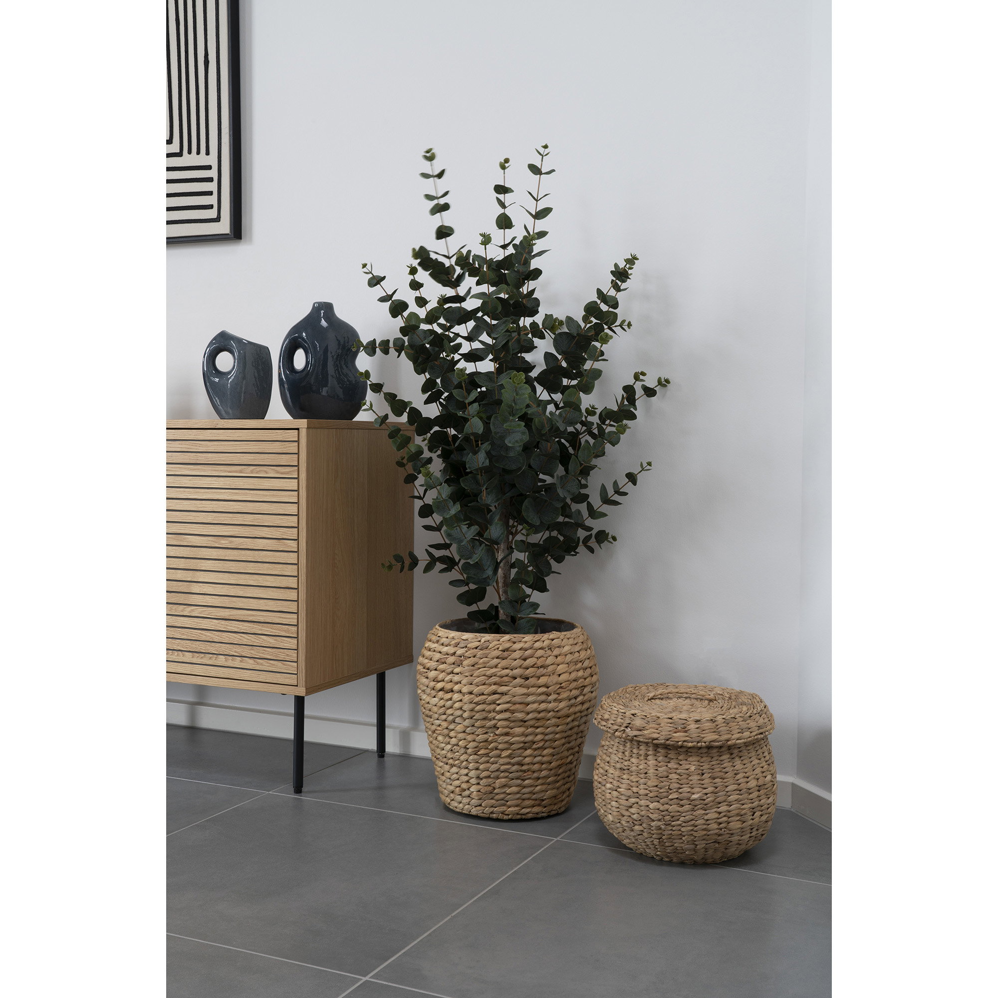 Eukalyptus Træ, kunstig plante, grøn, H:120 cm - Billede 5