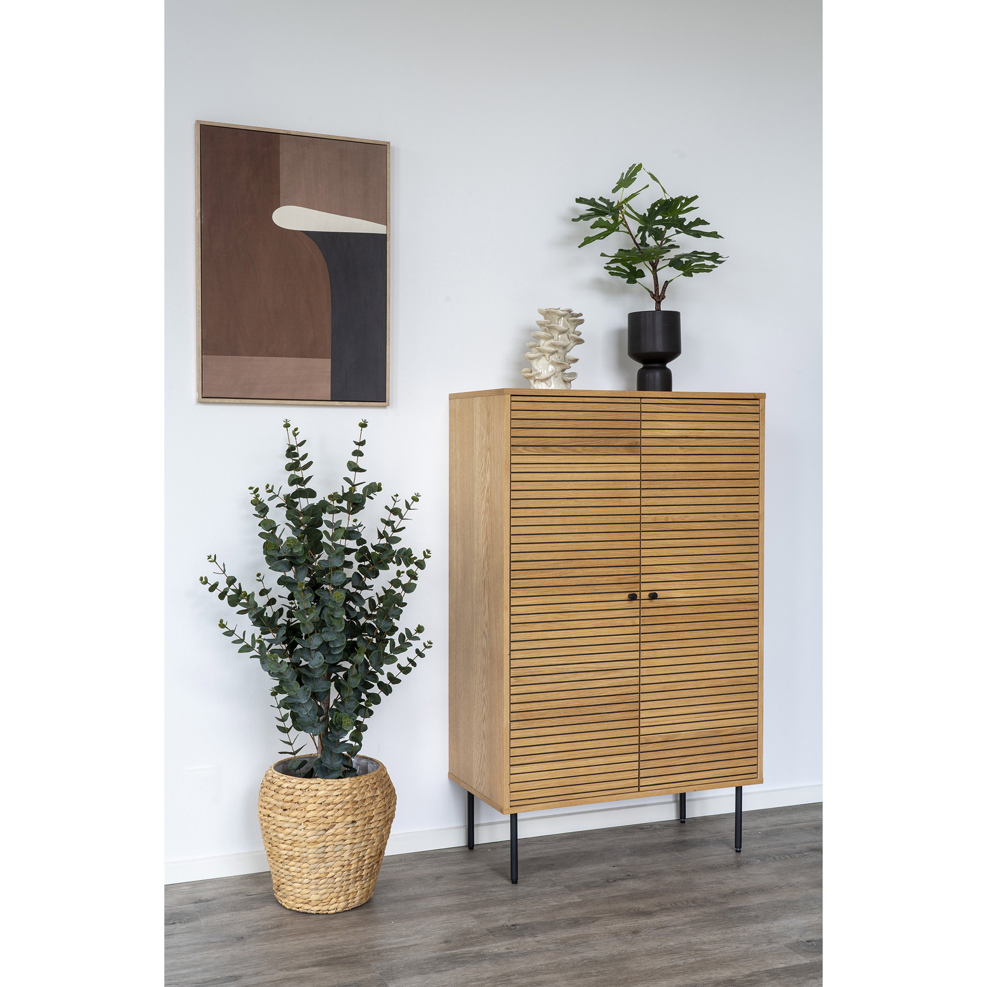 Eukalyptus Træ, kunstig plante, grøn, H:120 cm - Billede 8