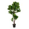 Fiddle Violinfigen, kunstig plante, grøn, H:190 cm