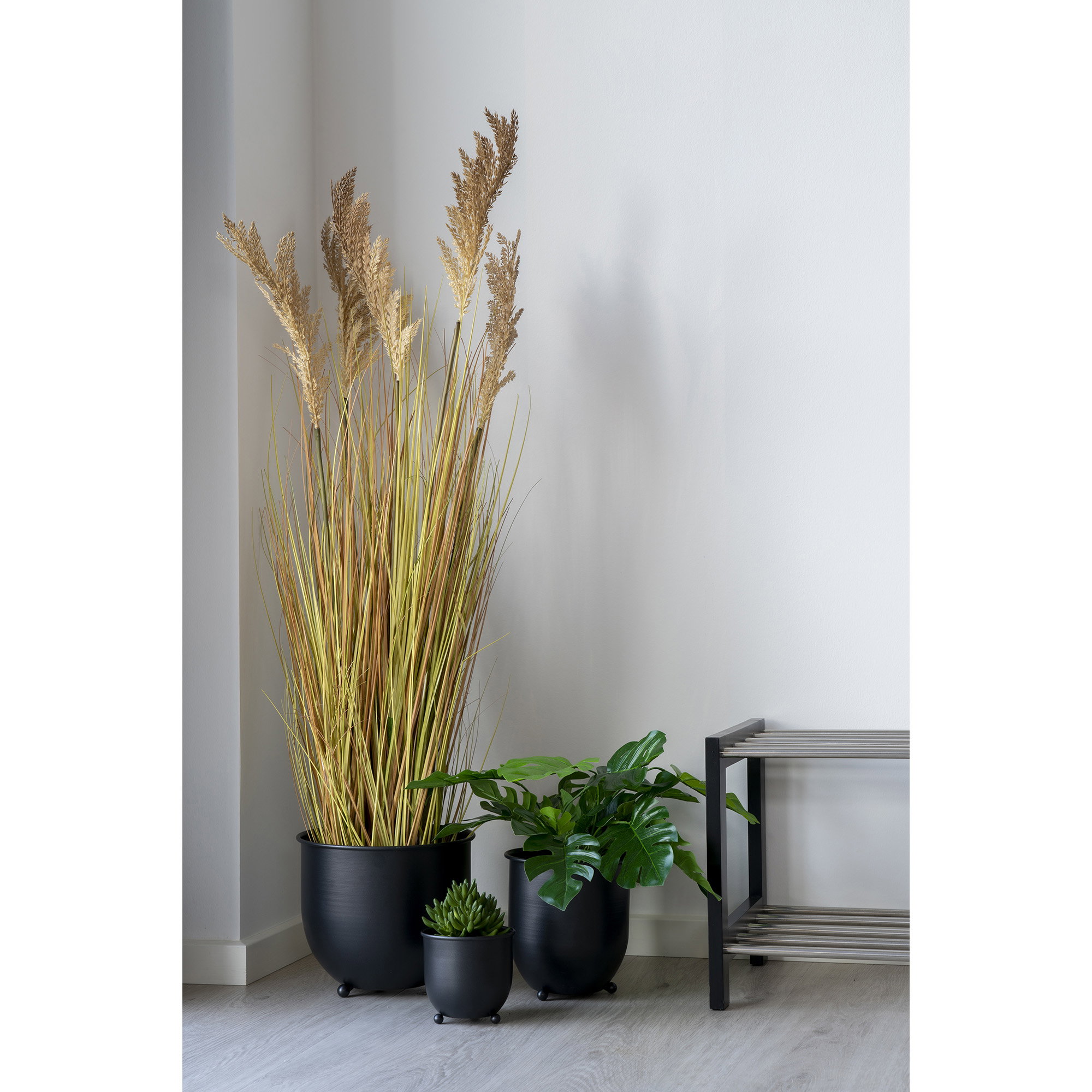Sorghum Grass, kunstig plante, natur, H:110 cm - Billede 6