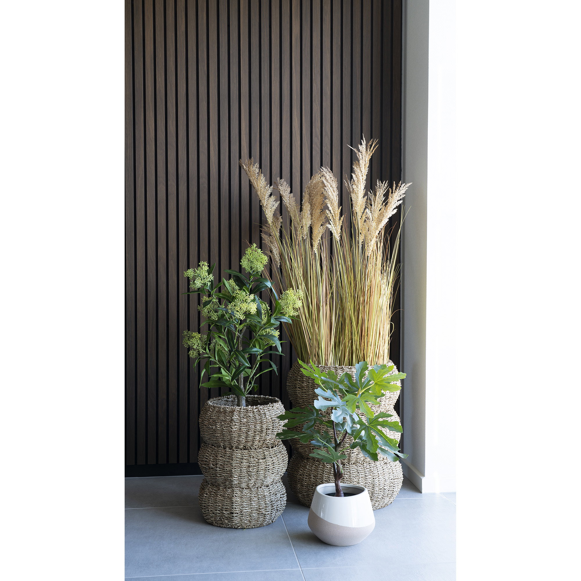 Figentræ, kunstig plante, grøn, H:60 cm - Billede 4