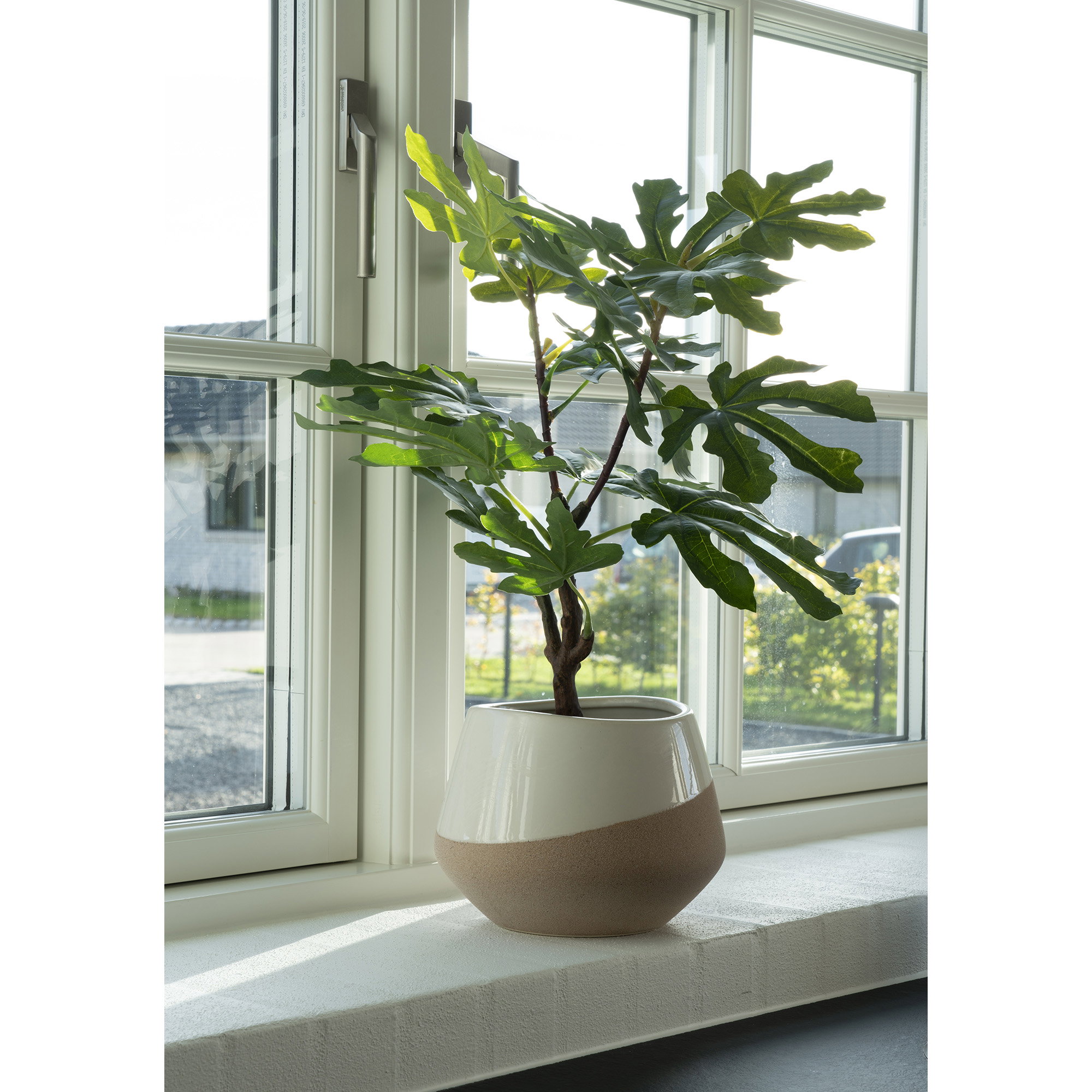 Figentræ, kunstig plante, grøn, H:60 cm - Billede 5
