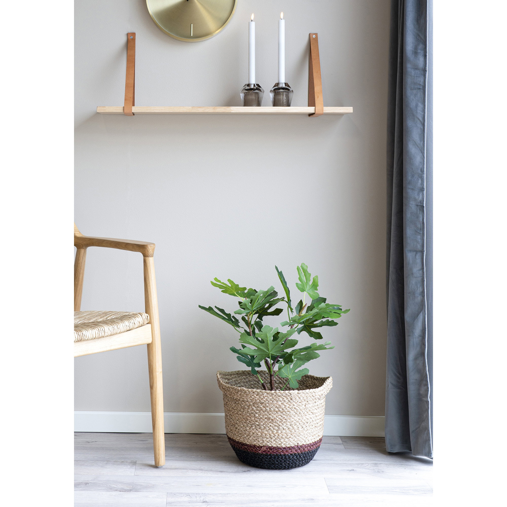 Figentræ, kunstig plante, grøn, H:60 cm - Billede 6