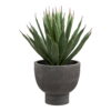 Agave Kunstig Plante med potte, grøn/grå, H:41 cm