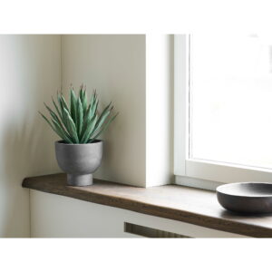Agave Kunstig Plante med potte, grøn/grå, H:41 cm - Billede 4