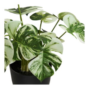 Alternative view of Monstera, kunstig plante, grøn, H:43 cm