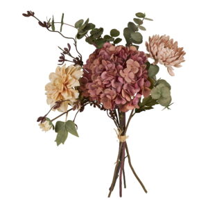 Dahlia Buket, kunstige blomster, mix - Billede 3