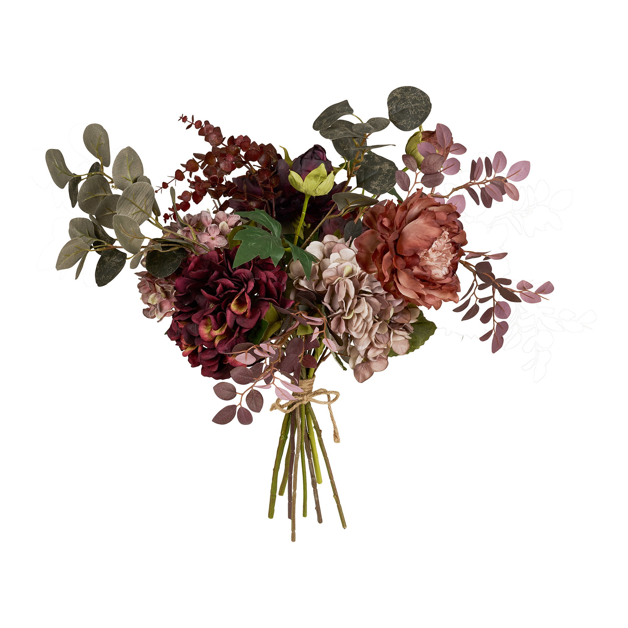 Velvet Boom Buket, kunstige blomster, mix - Billede 3