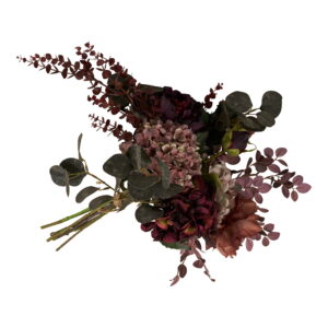 Velvet Boom Buket, kunstige blomster, mix