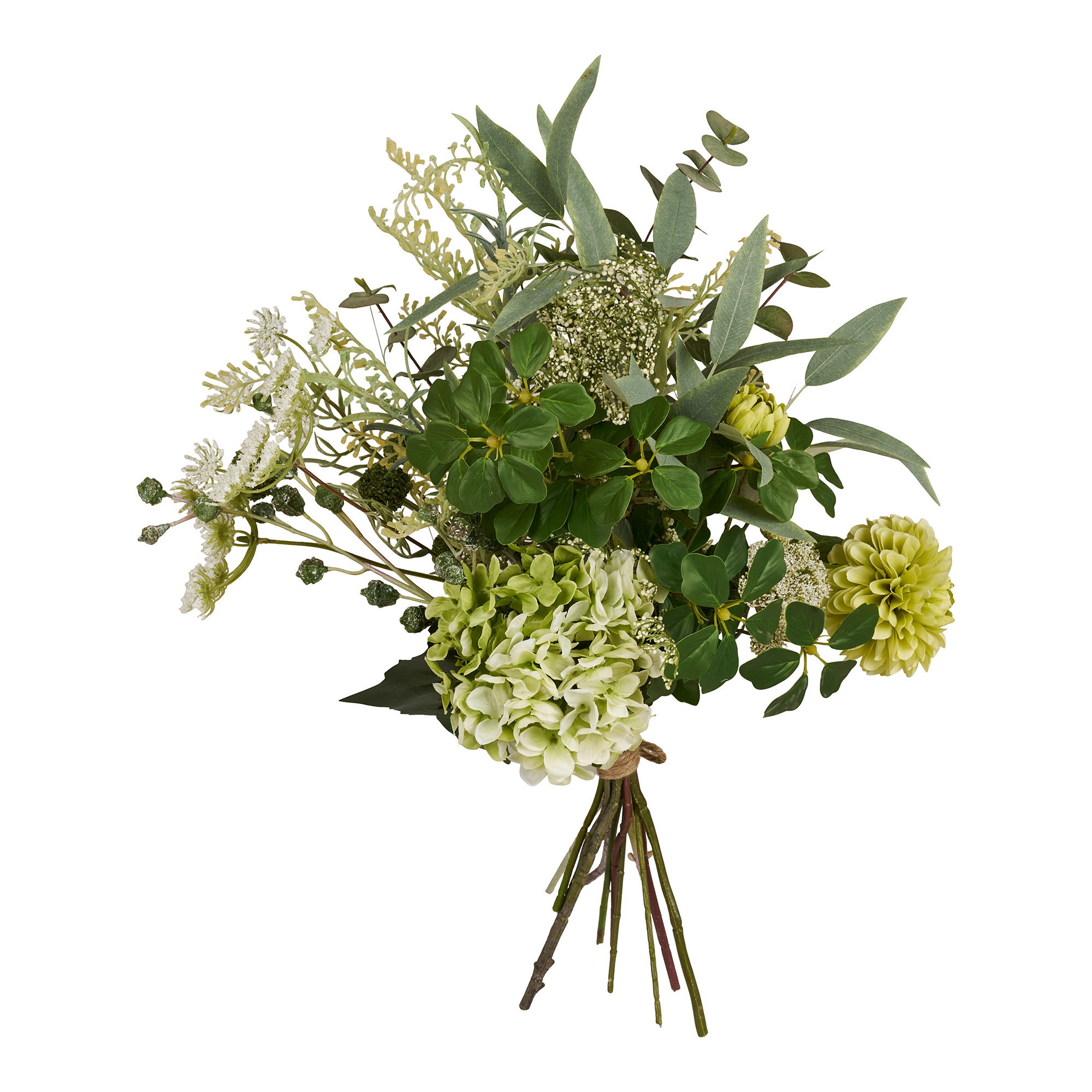 Green Spirit Buket, kunstige blomster, mix - Billede 3
